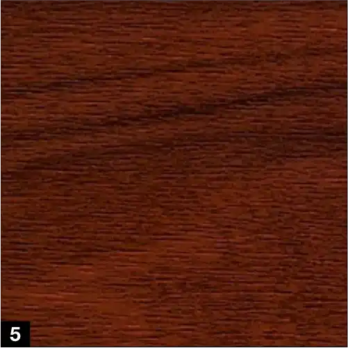 Bramy segmentowe - budowa bramy Hormann - Rosewood: okleina drewniana w kolorze mahoniowym