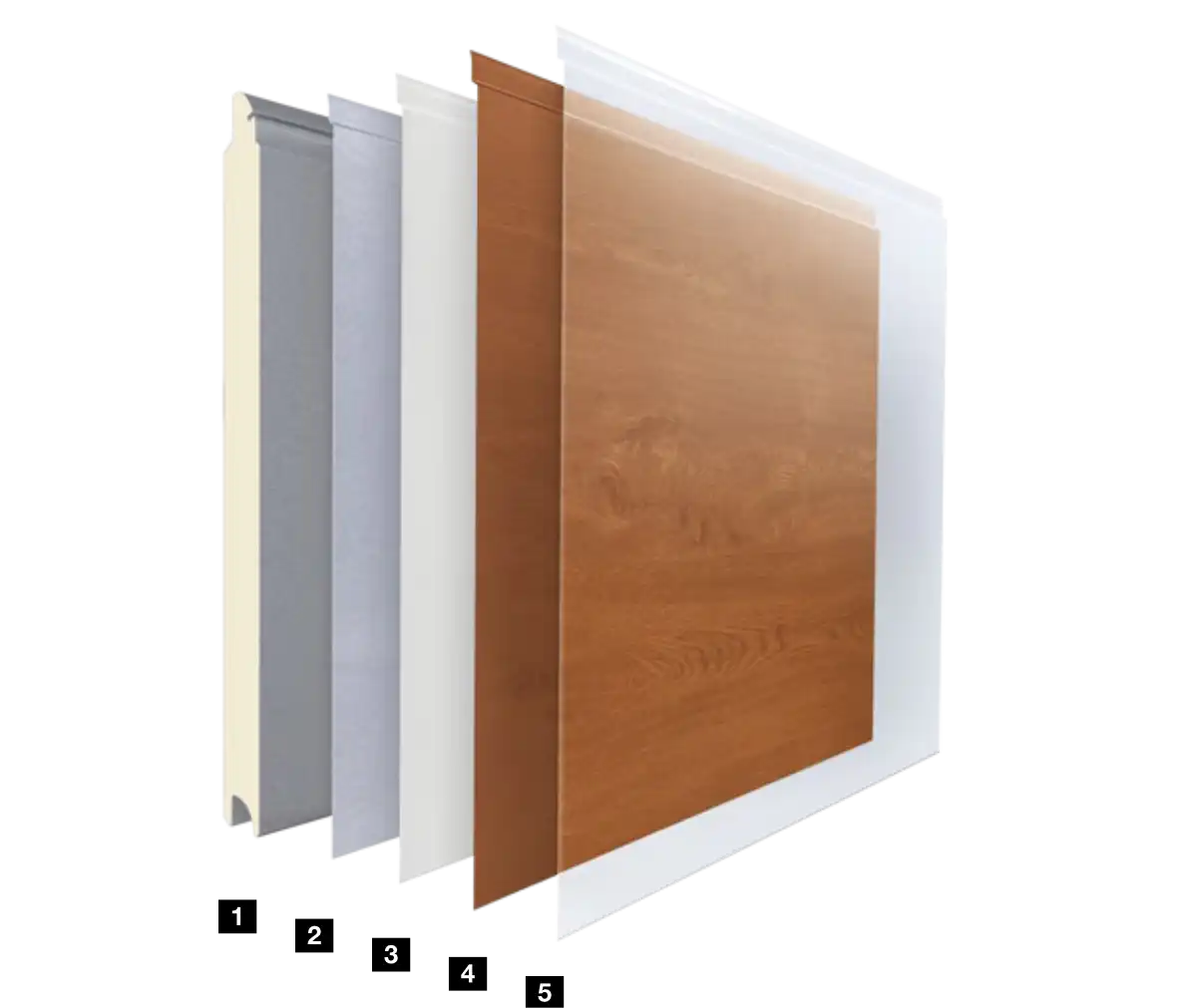 Bramy segmentowe - budowa bramy Hormann - Titan Metallic CH 703 - okleina w kolorze antracytowym z efektem metalicznym